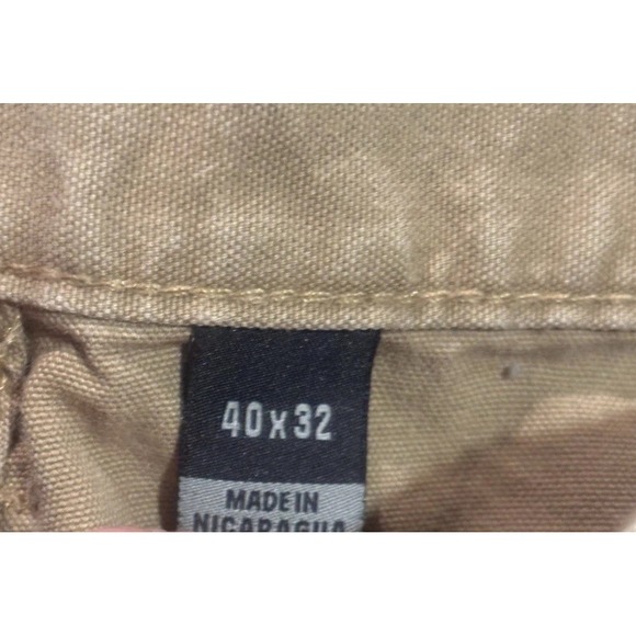 Carhartt B151 DKH Carpenter Pants Men's 40x32 Utility Work Duck Canvas Dungaree - Picture 3 of 11